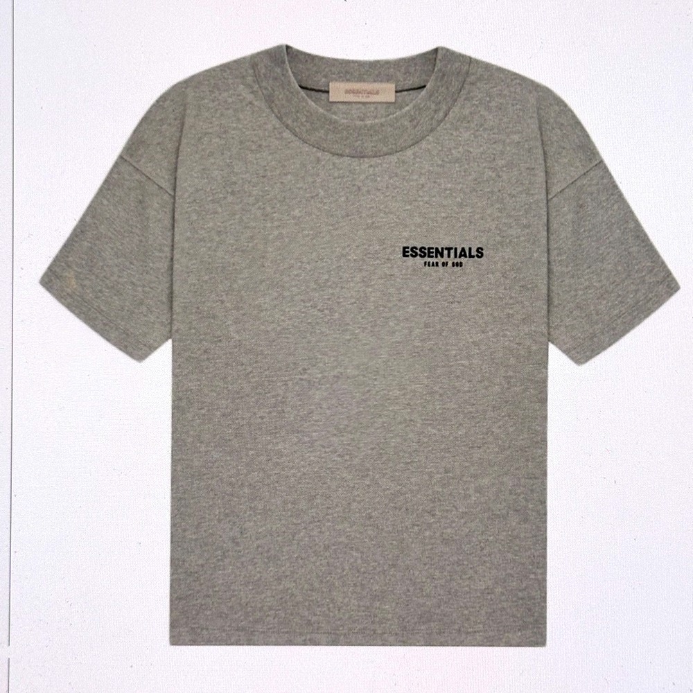 Essentials Fear of God Dark Oatmeal T-Shirt New Size Lg